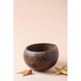 Kuru Yeşil Hindistan Cevizi Kasesi - El Yapımı Coconut Bowl - Atıştırmalık, Sos ve Çerez Kasesi - Çok Renkli - Standart