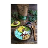 Kuru Yeşil Hindistan Cevizi Kasesi - El Yapımı Coconut Bowl - Atıştırmalık, Sos ve Çerez Kasesi
