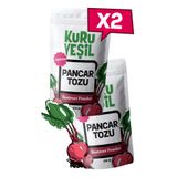 Kuru Yeşil Kırmızı Pancar Tozu – 200 Gr – Doğal Sebze Tozu - 2x100 Gr