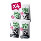 Kuru Yeşil Siyah Kuru Üzüm – 1 Kg – Çekirdeksiz – Doğal Kurutulmuş Meyve – 4x250 Gr