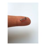 kurukafagift Cerrahi Çelik Top Gümüş Renk Piercing Tragus Helix Lob Conch Kıkırdak 6 mm