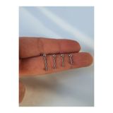 kurukafagift Top Çubuk Çelik Piercing Helix Lobe Tragus Rook Kıkırdak
