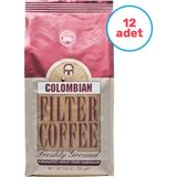 Kurukahveci Mehmet Efendi 12 Adet Colombian Filter Coffee 250gr - Türk Kahvesi