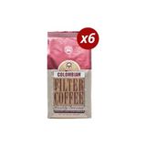 Kurukahveci Mehmet Efendi Colombian Filter Coffee 250 gr 6 Adet - Türk Kahvesi
