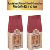 Kurukahveci Mehmet Efendi Colombian Filtre Kahve 500 gr x 2 Adet - 1 kg