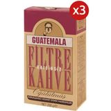 Kurukahveci Mehmet Efendi Guatemala Kafeinsiz Kahve 250 gr x 3 Adet - Öğütülmüş