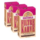 Kurukahveci Mehmet Efendi Kafeinsiz Guatemala Filtre Kahve 250 gr Vakum Ambalaj (3 paketi)