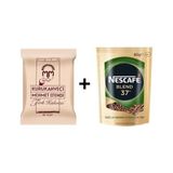 Kurukahveci Mehmet Efendi Türk Kahvesi 100gr + Nescafe Blend 80 gr - 180 gr