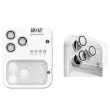 [KURULUM APARATLI] 2in1 Safir Ultra Şeffaf AR Yansıma Önleyici Kamera Full Body Koruyucu ve Lens Koruyucu Seti, Çizilmez, Parmak İzi Bırakmaz, Desenli Kamera Koruyucu (Gümüş, iPhone 17 Pro Max)