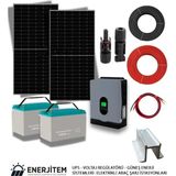 Kurulum ve Nakliye Dahil 5 Kw Güneş Enerjisi Solar Paket,tüm Malzemeler,konstrüksiyon Dahil - Beyaz