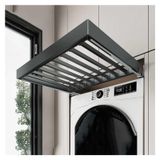 Kurutma Rafı, Geri Çekilebilir Kurutma Rafı, Kabin Altı Yerden Tasarruflu Elbise Kurutucu, Pantolon ve Havlular için Gizli Balkon Çamaşır Rafı, 664-714mm Ayarlanabilir Uzunluk