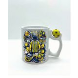 Kurye Meslek Taraftar Temalı Kurye Kupa Bardak | Taraftar Meslek Temalı Kupa Bardak | Hediye Mug (Fenerbahçe Temal, Futbol Toplu)