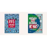 Kuş Atlası Dünyanın Öbür Ucunda Ne Var?: 84x57 Dünya Haritası Hediyeli -2 Kitap Set