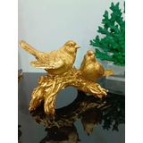 kuş biblo 2 li dal üzerinde kuş biblo GOLD