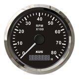 Kus Devir Göstergesi Ve Motor Saati 8000Rpm, Siyah
