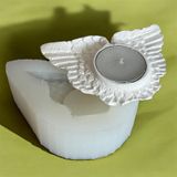 Kuş Kanadı Modeli Tealight Mumluk Silikon Kalıbı