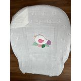 Kuş Küçük Triko Bebek Battaniyesi - 85*95