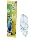 Kuş Kumu 300 Gr (Tüm Kuşlar İçin) Ve Şeffaf Lüks Kuş Yemlik
