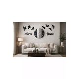 Kuş Temalı Duvar Saati Kişiye Özel 40 Cmdir No 48
