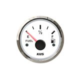 KUS Yakıt Göstergesi Beyaz 33–240 Ohm 12/24V 52mm