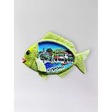 Kuşadası Polyester Kabartmalı Magnet 8,5 X 6 Cm Dekoratif Hediyelik Buzdolabı Süsü (Kod:1761)