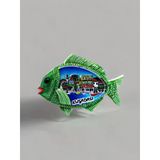 Kuşadası Polyester Kabartmalı Magnet 8,5 X 6 Cm Dekoratif Hediyelik Buzdolabı Süsü (Kod:1788)