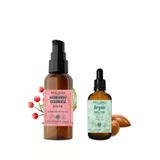 Kuşburnu Çekirdeği Yağı 100Ml Ve Argan Yağı 30Ml - %100 Saf Ve Doğal Yağlar