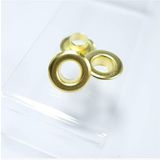 Kuşgözü No.4 (6mm) Kendin Yap Kiti, Örgü ve Deri Ayakkabılar ve Deri Ürünler için Çekiçle Uygulama Aparatları ve 20 Adet Kuşgözü Takım-Paslanmaz Pirinç (gold)