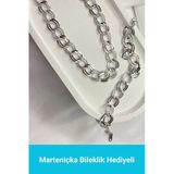 Kuşkaya Ticaret Samanyolu Silver Kolye | 14 Şubat Sevgililer Günü Hediyesi | Kadın Gümüş 40 Cm