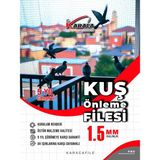 Kuşlar Için Balkon Güvenlik Filesi – 2 Metre Yükseklik | Metreyle Kesim |1.5 mm Ip, 2x2 cm Göz Aralığı + Montaj Aparatları (Beyaz/gri/siyah) - 2x5 m