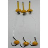 Küspe Aparatlı Janjan Boncuklu Sazan Takımı (3 Lü Set)