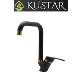 Kustar Oviedo Gold Siyah Mutfak Evye Bataryası