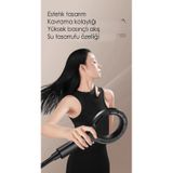 Kustar Super Sonic Su Tasarruflu Siyah Turbo Jet Banyo Duş Başlığı El Duşu