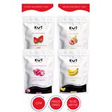 Kut 4x20 gr Dondurularak Kurutulmuş Çilek + İncir + Ejder Meyvesi + Muz