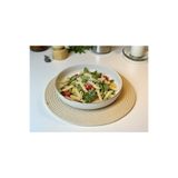 KÜTAHYA HOME 24 Cm Derin Porselen Salata Kasesi | Modern Servis Tabağı | Şık Sofra Sunumu Gümüş
