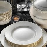 Kütahya Porselen 10509 Bone Olympos 62 Parça Yemek Takımıkımı