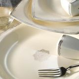 Kütahya Porselen 1139720 Bone Mare 62 Parça Desen Platin Fileli Yemek Takımı