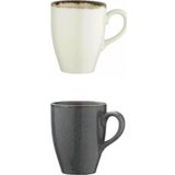 Kütahya Porselen 240 cc Çay Kahve Kupa Mug 2 li