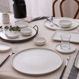 Kütahya Porselen 890671 Bone Nordic Iris 28 Parça Kahvaltı Takımı - Yok