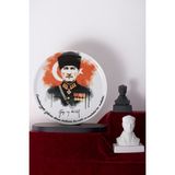 Kütahya Porselen Atatürk Duvar Tabağı - 31 x 31 cm