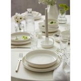 Kütahya Porselen Bone Crest Sade 24 Parça Yemek Takımı