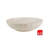 Kütahya Porselen Bone Luz Altın File Çorba Kasesi 15 CM - 6 Parça