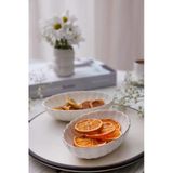Kütahya Porselen Bone Luz Form Oval Kase Platin File 2 Parça 15Cm Bnlzf15okss2220