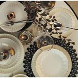 Kütahya Porselen Bone Luz Form Yemek Takımı Platin Fıle 52 Parça 12 Kişilik Bnlzf52yt220 Çok Renkli