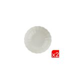 Kütahya Porselen Bone Luz Krem Çorba Kasesi 15Cm 2 Li