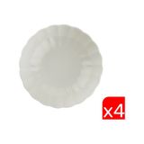 Kütahya Porselen Bone Luz Krem Çorba Kasesi 15cm 4 Lü Çok Renkli