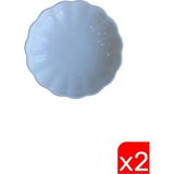 Kütahya Porselen Bone Luz Krem Kase 8cm 2 Li BNLZF08KS00 - 8 cm