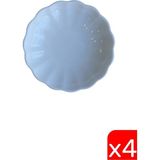 Kütahya Porselen Bone Luz Krem Kase 8cm 4 Lü BNLZF08KS00 - 8 cm