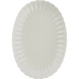 Kütahya Porselen Bone Luz Krem Kayık Tabak 28X19CM Tekli BNLZF28KY00 - 28 cm