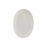 Kütahya Porselen Bone Luz Krem Kayık Tabak 28x19cm Tekli BNLZF28KY00